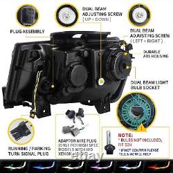 RGB LED Headlights Assembly For 2014 2015 Chevrolet Camaro withSequential Signals