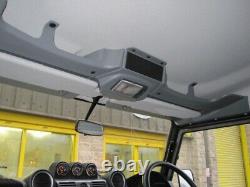 Roof head lining GREY console/ pocket pod kit Fits Land Rover Defender 90 110