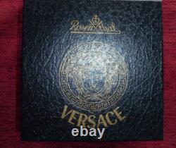 Rosenthal Versace Glass Paperweight Red Brand New Boxed Authentic Medusa Head