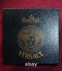 Rosenthal Versace Glass Paperweight Red Brand New Boxed Authentic Medusa Head