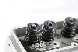 SBC Chevy 350 Complete Straight Aluminum Cylinder Heads 190cc 64 Studs G Plates