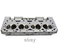 SBC Small Block Chevy GM Straight Plug Aluminum Cylinder Head Set 64cc 2.02/1.60