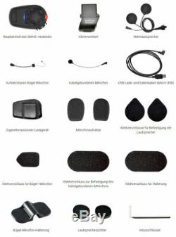 SENA SMH5 Motorrad Headset Doppelset Bluetooth Kommunikation Intercom bis 400m