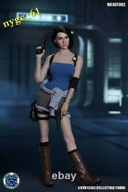 SUPER DUCK 1/6 Resident Evil Female Policeman Head & Suit C026 fit 12'' PH Doll
