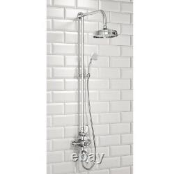 Scudo York Traditional Dual Head Exposed Thermostatic Shower Valve