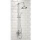 Scudo York Traditional Dual Head Exposed Thermostatic Shower Valve