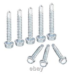 Self Drilling Tek Screws Hexagon Head Zinc Plated Metal Fixing Roofing Sheeting