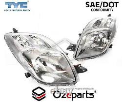 Set Pair LH+RH Hand Head Light Lamp For Toyota Yaris HATCH NCP90 Series 1 0508