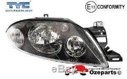 Set Pair LH+RH Head Light Lamp Altezza Black For Ford Falcon / Fairmont AU 9802