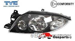 Set Pair LH+RH Head Light Lamp Altezza Black For Ford Falcon / Fairmont AU 9802