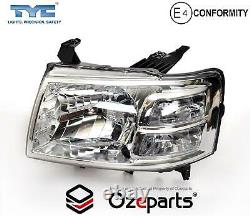 Set / Pair LH+RH Head Light Lamp Chrome For Ford Ranger PJ Ute 20062009