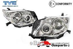 Set / Pair LH+RH Head Light Lamp Halogen For Toyota Prado 150 Series1 20092013