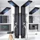 Shower Panel Column Tower Led Stainless Steel Mixer Tap Rain Massage Body Jets