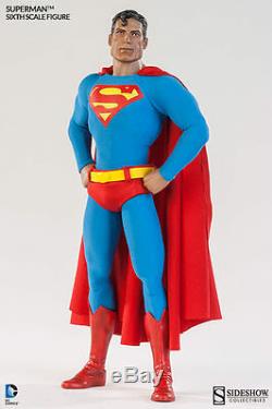 Sideshow Superman DC Comic Version Mos Action Figure 1/6 Scale 12 In New