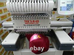 Single head 15 needle Industrial Embroidery Machine