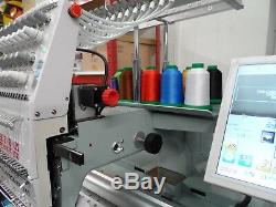 Single head 15 needle cheap industrial embroidery machine