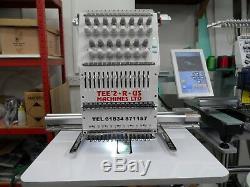 Single head 15 needle cheap industrial embroidery machine