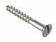 Slotted Wood Screws Raised Head No. 6-25mm For Carpet Bars Handles Chrome Plated