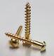 Solid Brass Screw Slotted Head Round Head Wood Screws Various Size And Qty
