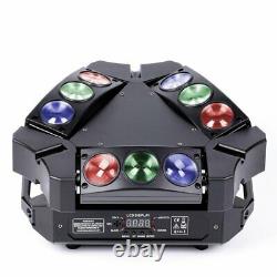 Spider Moving Head Stage Lighting Beam DMX Disco Party DJ Light 135W RGBW 9LED