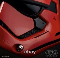 Star Wars The Black Series Galaxy's Edge Captain Cardinal Electronic Helmet