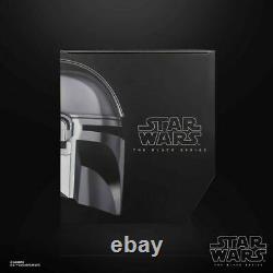 Star Wars The Mandalorian Helmet Premium Electronic Black Series Preorder