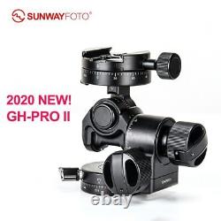 SunwayFoto GH-PRO II Geared Head Panoramic Tripod Head for DSLR Sony Canon Nikon