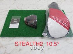 TaylorMade STEALTH2 Plus Driver 10.5deg Head Only Head Cover New