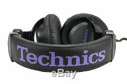 Technics RP-DJ 1200 E-K DJ Headphone / Kopfhörer Schwarz Purple Black NEU+OVP