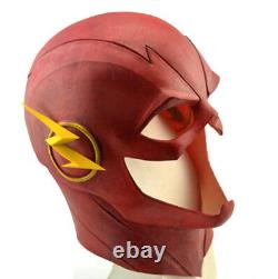 The Flash Mask The Flash 2 Movie Prop Deluxe Halloween Full Head Latex Mask