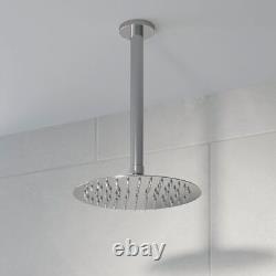 Thermostatic Concealed Round Shower Ceiling Mounted Pencil Handset Shower Head