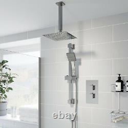 Thermostatic Concealed Square Shower Ceiling Mounted Adjustable Shower Heads