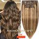 Thick Double Weft Clip In Remy Human Hair Extensions Full Head Balayage 170g+ Uk