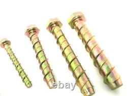 Thunder Bolts Hex Head Steel Self Tapping Multi Fix Concrete Anchor Screw Fixing