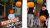 Tiktok Pumpkin Head Photoshoot Carving Halloween Pumpkins