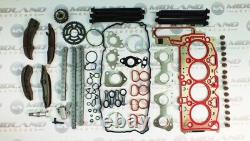 Timing Chain Kit Head Gasket & Head Bolt Set For Bmw Mini 1.6 N47d16a N47c16a