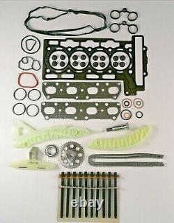 Timing Chain Kit Head Gasket Set Bolts Mini 1.6 Turbo R55 R56 R57 R58 R59 N14