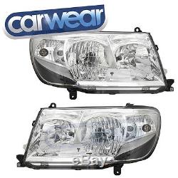 Toyota Landcruiser 100 Series 05- Chrome Black Altezza Head Lights Gxl VX Sahara