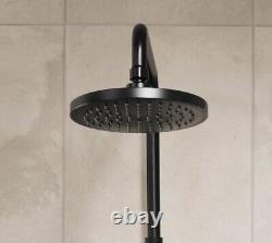 Triton Amore DuElec Black 9.5kW Electric Shower LCD Display Dual Control Head