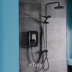 Triton Danzi DuElec Electric Shower Black 9.5kW Modern Rainfall Head Handset