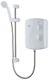 Triton Enrich White 9.5kw Manual Electric Shower Bathroom Stainless Steel Hose