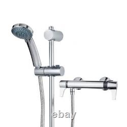 Triton Exe Lever Bar Mixer Shower Thermostatic Chrome Modern 3 Spray UNEXTHBMINC