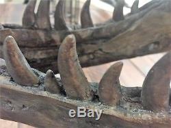 Tyrannosaurus Skull Pre Historic Dinosaur Bone Big Sculpture Head Trex Large New