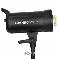 UK 800w 2x Godox SK400II 400W 2.4G Studio Flash Strobe Light Head +95cm Softbox