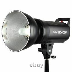 UK 800w 2x Godox SK400II 400W 2.4G Studio Flash Strobe Light Head +95cm Softbox