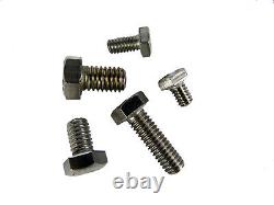 UNC Stainless Steel Screws Hex Head A2 Fully Threaded 1/4, 5/16, 3/8, 7/16, 1/2