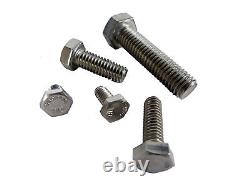 UNC Stainless Steel Screws Hex Head A2 Fully Threaded 1/4, 5/16, 3/8, 7/16, 1/2