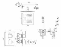 VADO PHASE 2 WAY SHOWER KIT, THERMOSTATIC VALVE, MINI KIT, 300MM HEAD BNIB £1205rrp