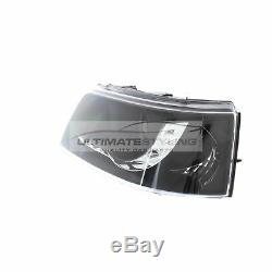 VW T5 2003-2010 Black DRL Devil Eye R8 Head Light Lamp Pair Left & Right