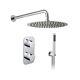 Vado Altitude Tablet 2 Outlet Thermostatic Valve Shower Kit With 300mm Head